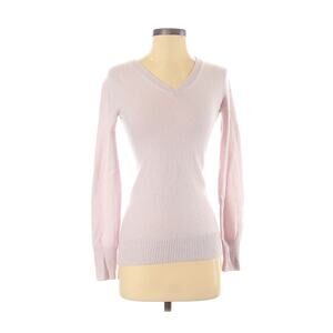Hayden Pink Cashmere V-Neck Sweater Size S